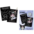 Hello Kitty Kuromi set gravură scratch