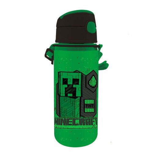 Minecraft Green aluminium sticlă de apă cu agățătoare 600 ml