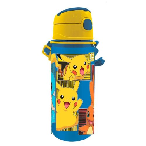 Pokémon Electric aluminium sticlă de apă cu agățătoare 600 ml