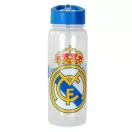 Real Madrid Hala sticlă cu pai de plastic 600 ml