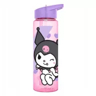 Hello Kitty Kuromi sticlă cu pai din plastic 600 ml