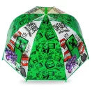 Minecraft Boom umbrelă transparentă pentru copii Ø70 cm