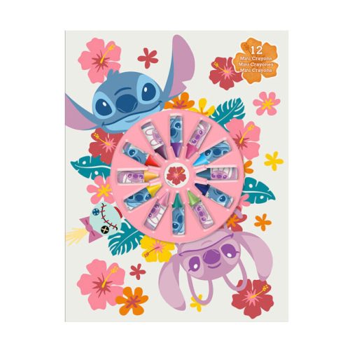 Disney Lilo și Stitch caiet + set mini creioane colorate