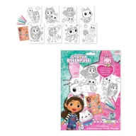   Gabby's Dollhouse Set de colorat Smoothie Land cu autocolante