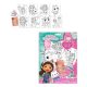 Gabby's Dollhouse Set de colorat Smoothie Land cu autocolante