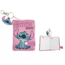 Disney Lilo și Stitch Aloha 626 mini carnet de pluș cu pix și breloc