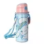 Disney Regatul de gheață Cinnamoroll Sticlă Hello Kitty din aluminiu cu pai și cârlig 600 ml