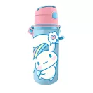 Disney Regatul de gheață Cinnamoroll Sticlă Hello Kitty din aluminiu cu pai și cârlig 600 ml