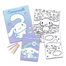 Hello Kitty Cinnamoroll set de colorat cu autocolante