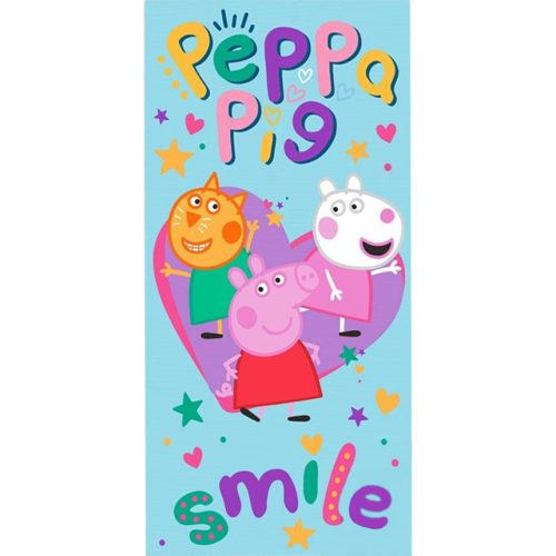 Purcelușa Peppa Smile prosop de baie, prosop de plajă 70x140cm