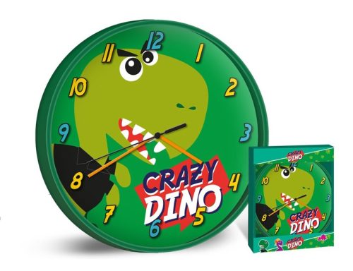 Dinozaur Green ceas de perete 25 cm
