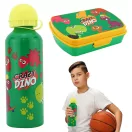 Dinozaur Crazy set cutie de sandvici + sticlă de aluminiu