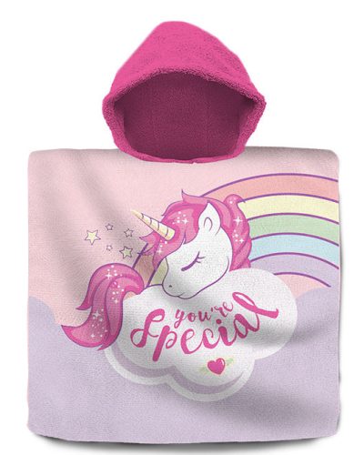 Unicorn Special prosop de plajă poncho 60x120 cm