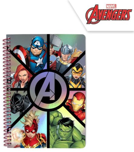 Avengers metallic A/5 caiet liniat