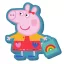 Purcelușa Peppa Shopping pernă decorativă 35 cm catifea