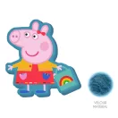 Purcelușa Peppa Shopping pernă decorativă 35 cm catifea