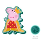 Purcelușa Peppa Queen pernă decorativă 35 cm Velur