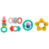 Purcelușa Peppa Fun set de zornăitoare și inele dentare pentru bebeluși, 5 buc