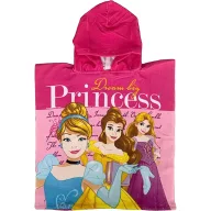   Prințesele Disney Dream poncho prosop de plajă 50x100 cm (Uscare Rapidă)