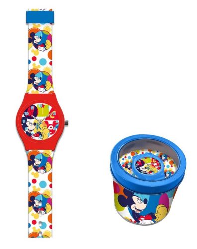 Disney Mickey ceas analog metal în cutie