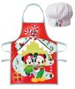 Disney Minnie  and Mickey Set de șorț de Crăciun pentru copii, 2 bucăți