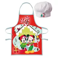   Disney Minnie  and Mickey Set de șorț de Crăciun pentru copii, 2 bucăți