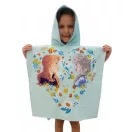 Disney Regatul de gheață Flower poncho prosop de plajă 60x120 cm