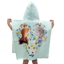 Disney Regatul de gheață Flower poncho prosop de plajă 60x120 cm