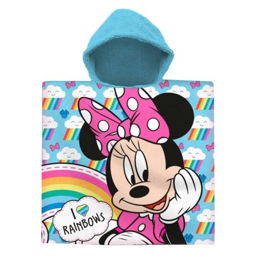 Disney Minnie Rainbows prosop de plajă poncho 60x120 cm