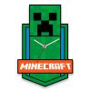 Minecraft Green Ceas de perete XL 50 cm