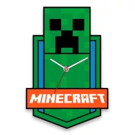 Minecraft Green Ceas de perete XL 50 cm