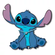 Disney Lilo și Stitch Cute Ceas de perete XL 50 cm