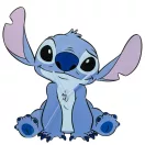 Disney Lilo și Stitch Cute Ceas de perete XL 50 cm