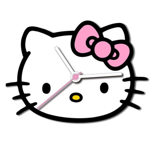 Hello Kitty Bow Ceas de perete XL 50 cm