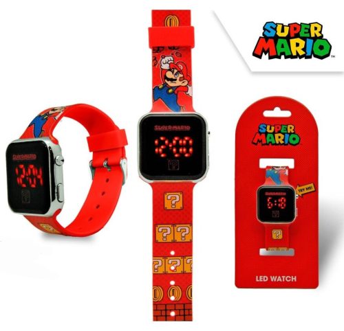 Super Mario Surprise ceas digital cu LED-uri