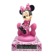   Disney Minnie  Chic Lampă de noapte 3D și ceas deșteptător