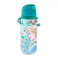   Disney Regatul de gheață Enchanted sticlă de aluminiu cu carabină 600 ml