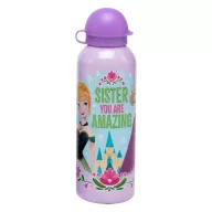   Disney Regatul de gheață Amazing Sister sticlă de aluminiu cu capac de băut 500 ml