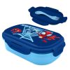 Omul Păianjen Blue Web cutie de sandviș + set tacâmuri