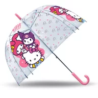   Hello Kitty Friends umbrelă transparentă pentru copii Ø70 cm