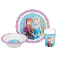   Disney Regatul de gheață Enchanted set de masă, set micro plastic într-o cutie
