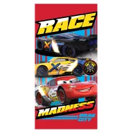   Disney Mașini Prosop de baie Race, prosop de plajă 70x137 cm (Fast Dry)