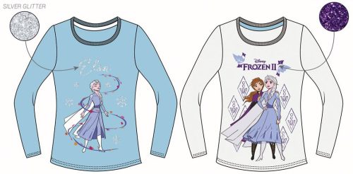 Disney Regatul de gheață Sparkling Snow copii tricou lung, top 4-10 ani