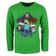 Minecraft tricou pentru copii cu mâneci lungi, top 6-12 ani