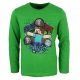 Minecraft copii tricou cu mânecă lungă, top 6-12 ani