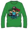 Minecraft tricou pentru copii cu mâneci lungi, top 6-12 ani
