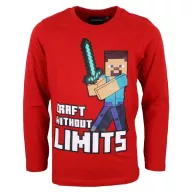   Minecraft tricou cu mânecă lungă pentru copii, top 6-12 ani