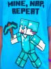 Minecraft copii scurt pijamale 6-12 ani