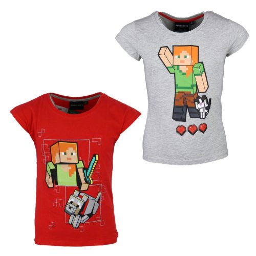 Minecraft copii scurt tricou, top 4-8 ani