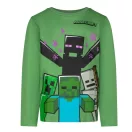 Minecraft tricou cu mânecă lungă pentru copii, top 6-12 ani